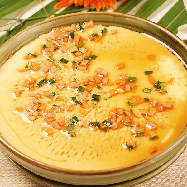 白菜肉沫蒸蛋