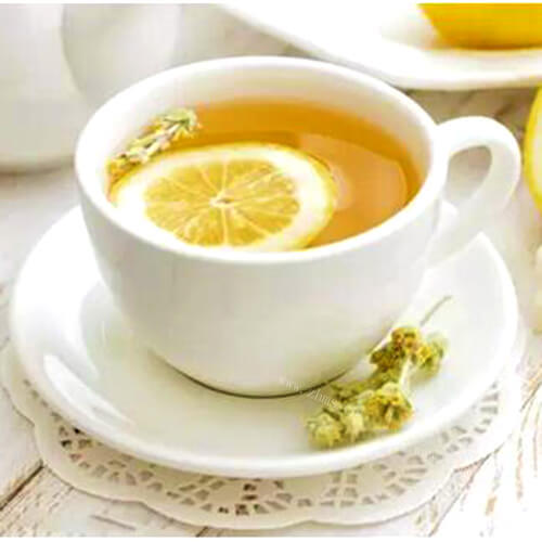 清香的柠檬茉莉花茶