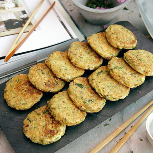 香喷喷的豆腐饼（电饼铛版）