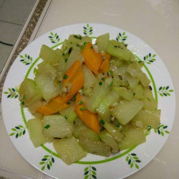 清空肠胃茄子炒冬瓜