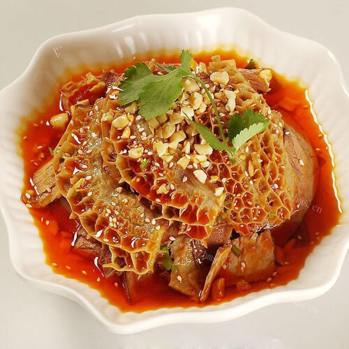 美味的红烧牛肚