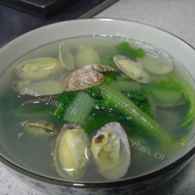 家常蛤蜊小白菜汤