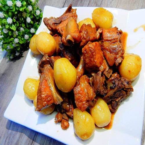 土豆炖排骨