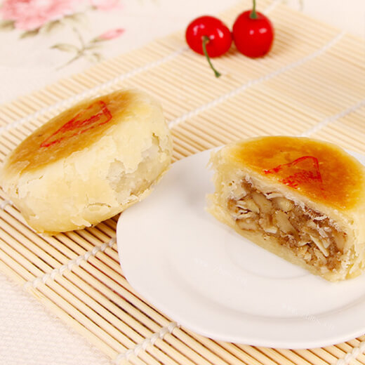 好吃的酥皮椒盐月饼