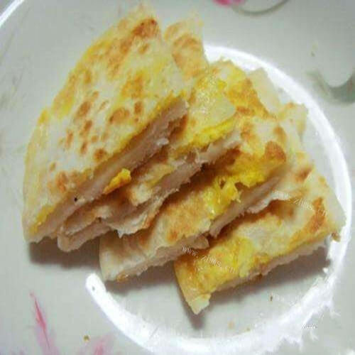 美味面片鸡蛋饼