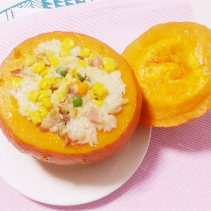 浓香的南瓜饭