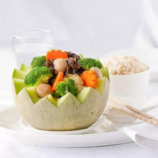 美味蚝油西兰花木耳炒虾仁