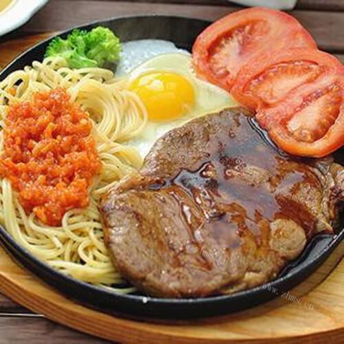 美味的西冷牛扒意粉