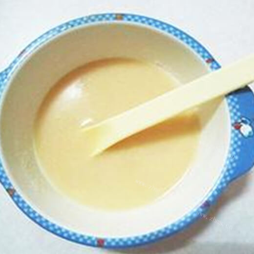宝宝吃的白菜苹果米糊