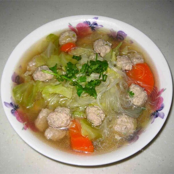 美味清汤氽羊肉丸