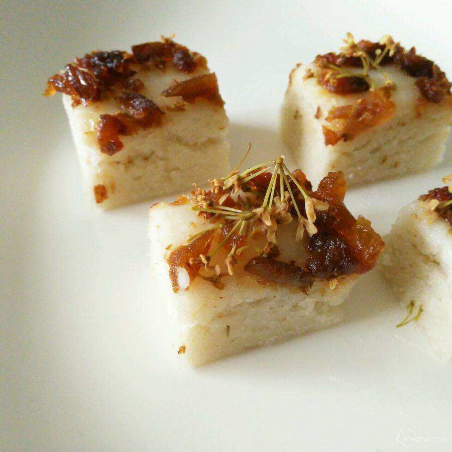 美味微波炉版桂花蜜枣糯米