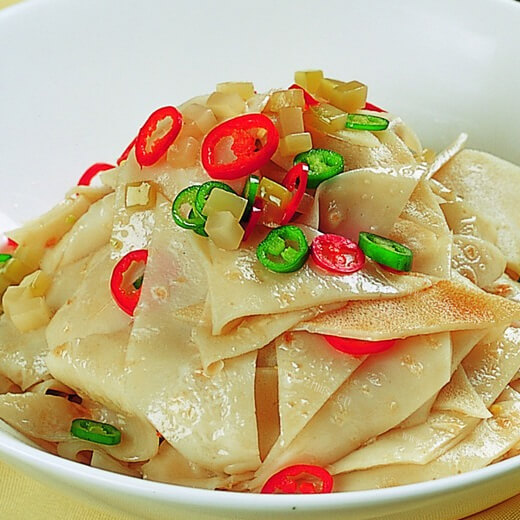 美味时蔬炒面片