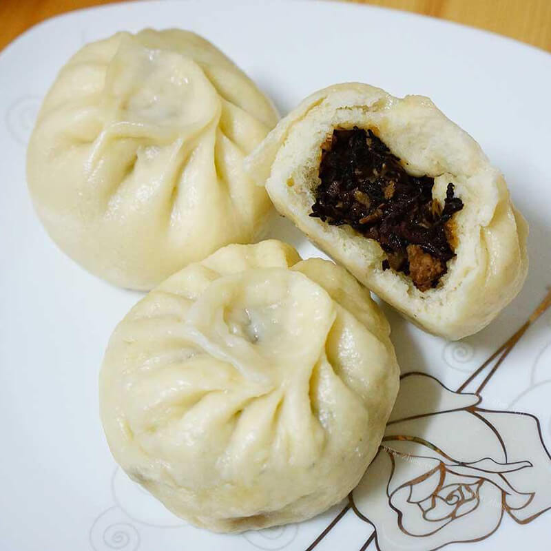 美味的绍兴梅干菜肉包子