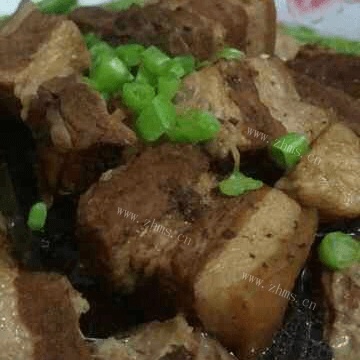 家常菜海带红烧肉做法图解5)