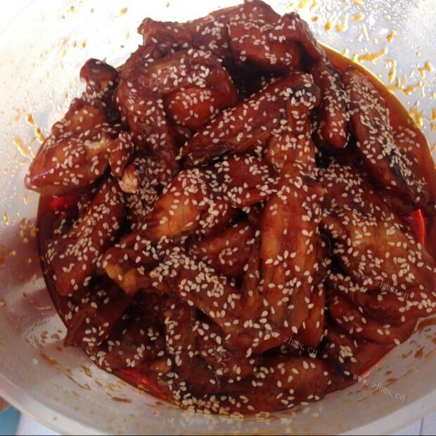 美味黑芝麻糖醋鸡翅