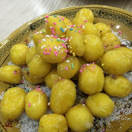 好吃的拔丝奶豆腐