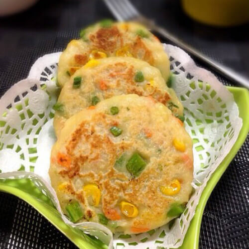 家常土豆鸡蛋饼