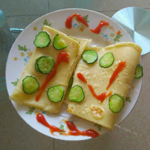 营养美味黄瓜全麦鸡蛋饼