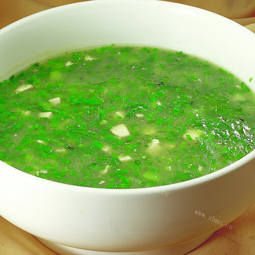 美味苦蒜汇豆米汤