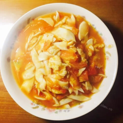 家常杏鲍菇炒西红柿鸡蛋