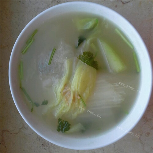 美味扇贝冬瓜白菜汤