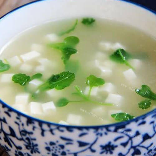 荠菜豆腐羹