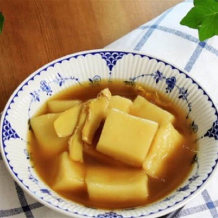美味红糖醪糟煮年糕 