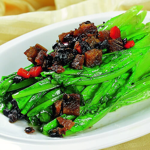 好吃的豆豉油麦菜