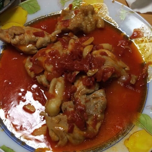 美味可口的番茄酸甜鸡扒
