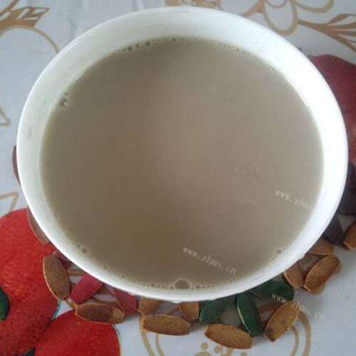 早餐美食黑芝麻豆浆