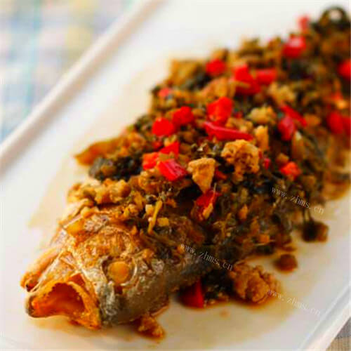 咸鲜腌菜烧大黄鱼