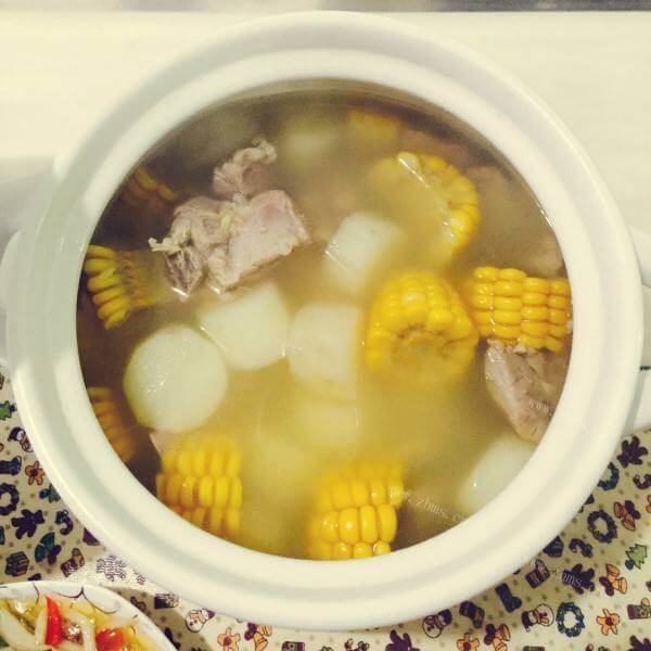 健康玉米淮山茯苓汤