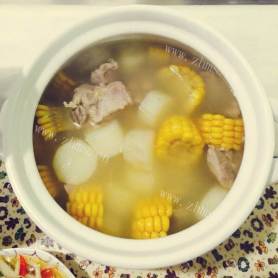 健康玉米淮山茯苓汤