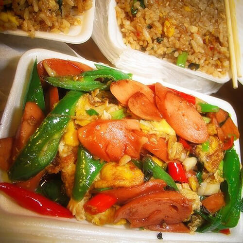 家常烤肠土豆片