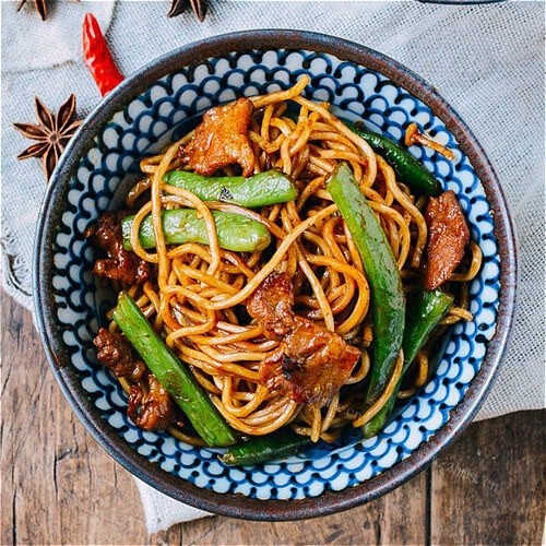 素食扁豆焖面
