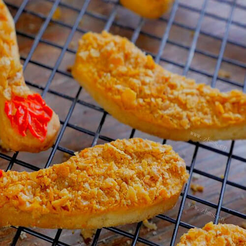可口的炸虾饼干