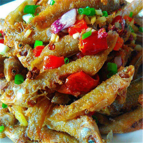 美味的干煸刁子鱼