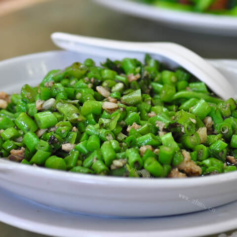橄榄菜炒豆角