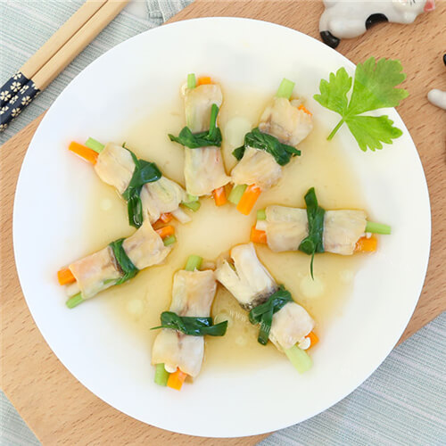 清香白玉菇炒芹菜