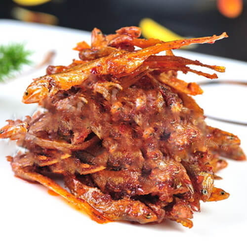 美味香辣小河鱼