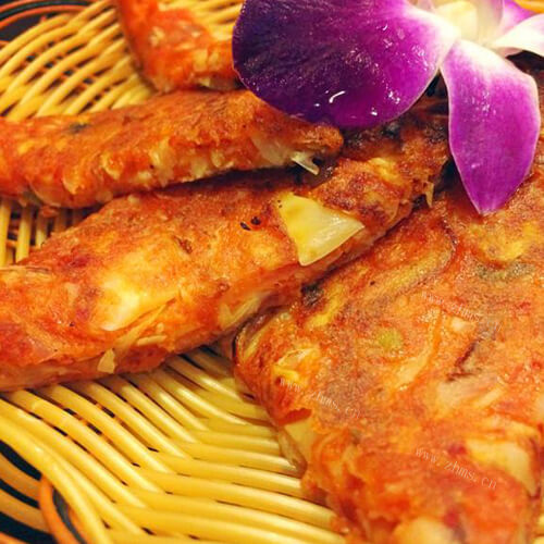 可口的泡菜饼