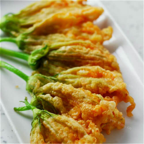 超简单酥炸南瓜花