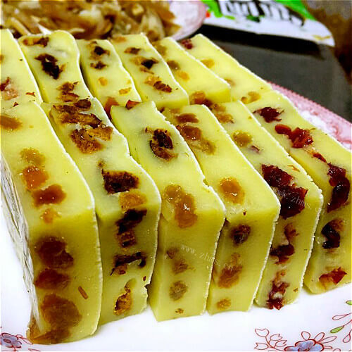 自制菱角糯米糕