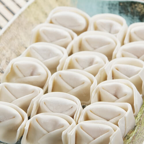 蔬菜味速冻彩色花样饺子