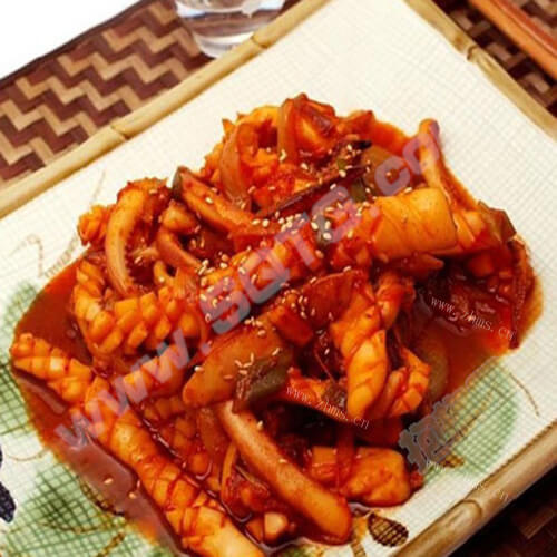 美味的红烧鱿鱼蛋