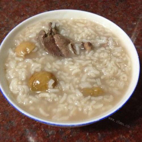 鲜美鸭肉粥
