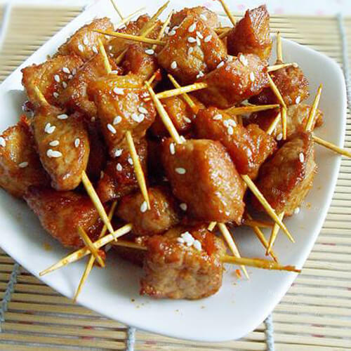 #爱家从美食开始#牙签肉