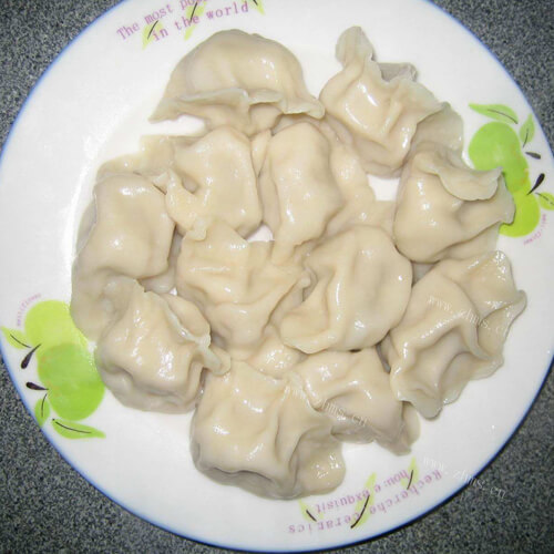 好吃的香菇白菜猪肉饺