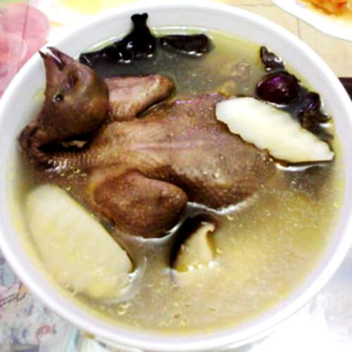 好吃的香菇木耳鸽子汤