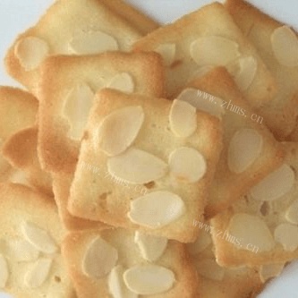 美味的杏仁瓦片